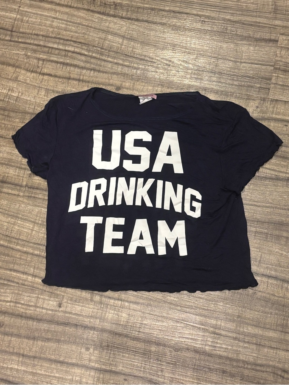 USA Drinking Team Women’s Large Crop Top Shirt